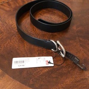 ⬇️PRICE DROP⬇️NWT WOMEN GENUINE LEATHER BLACK BELT
